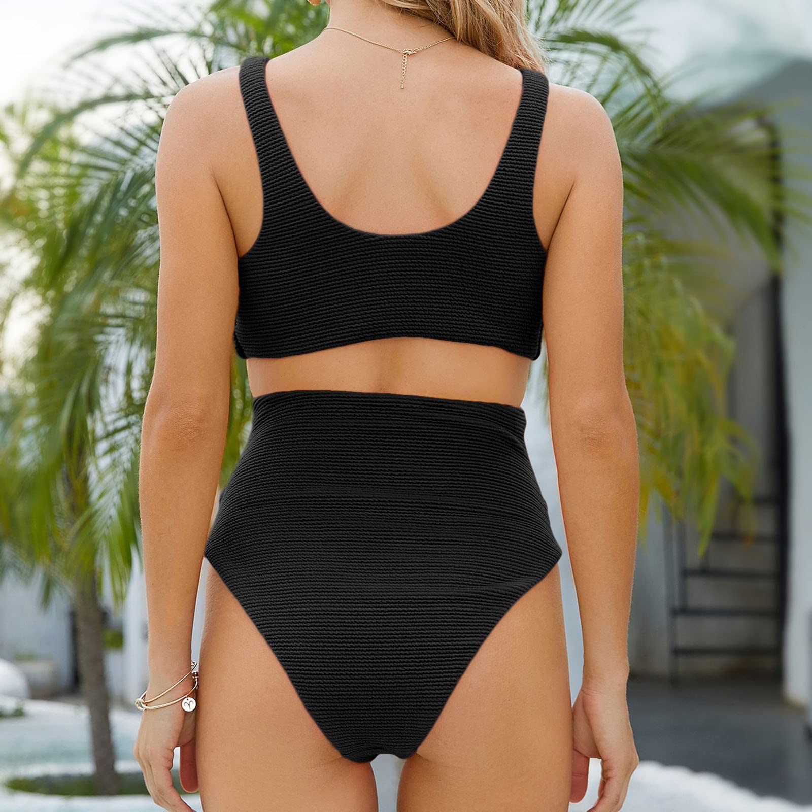 Generisch Traje de baño de maternidad para mujer, conjunto de parte superior y parte inferior de bikini, bikini de premamá de verano, traje de baño elegante, para sesión de fotos, vestido de