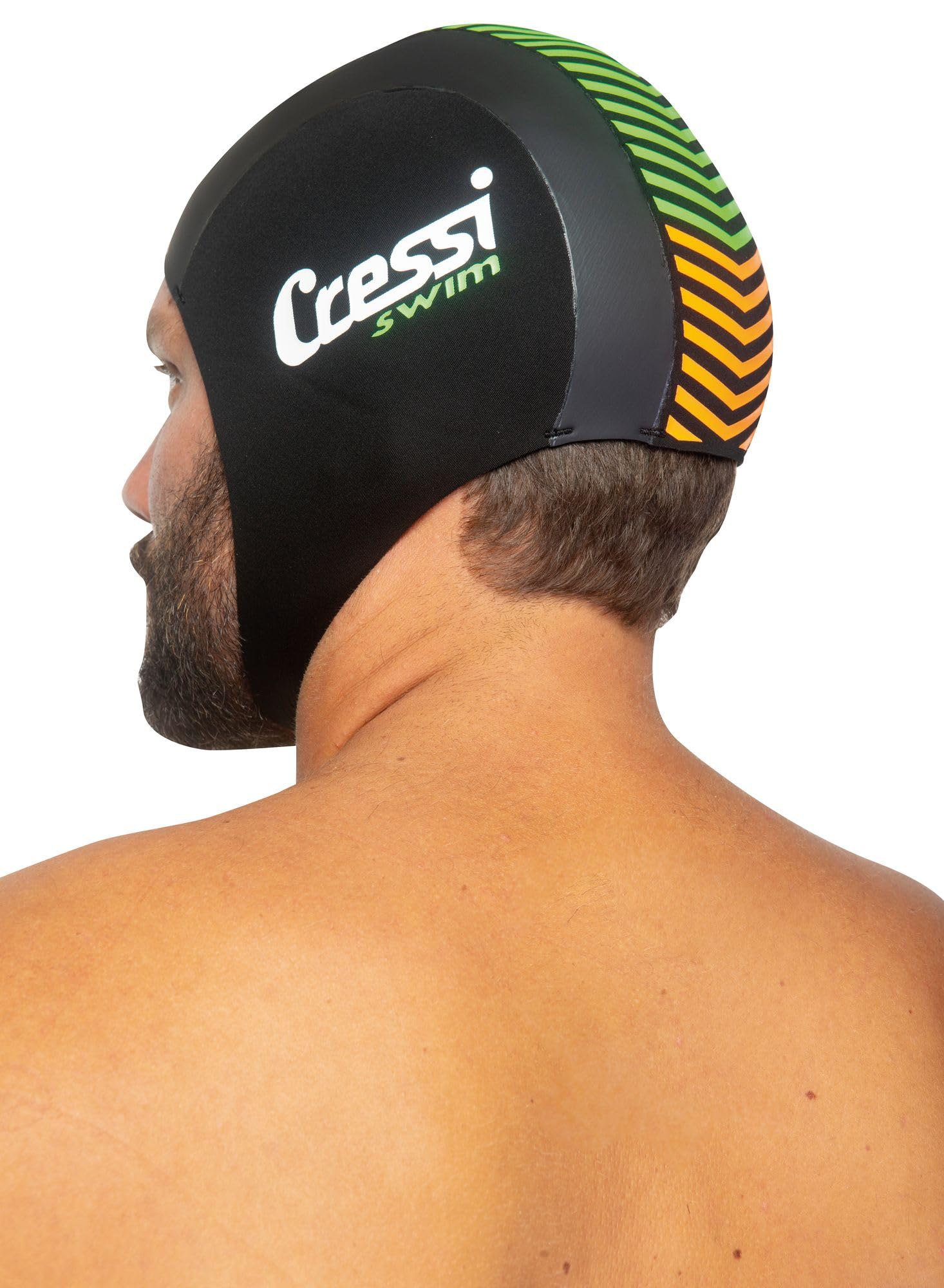 Cressi Swim Hood 2mm Neoprene Cappuccio Snorkeling Nuoto SUP Canoa Kayak Sport Acquatici Nero