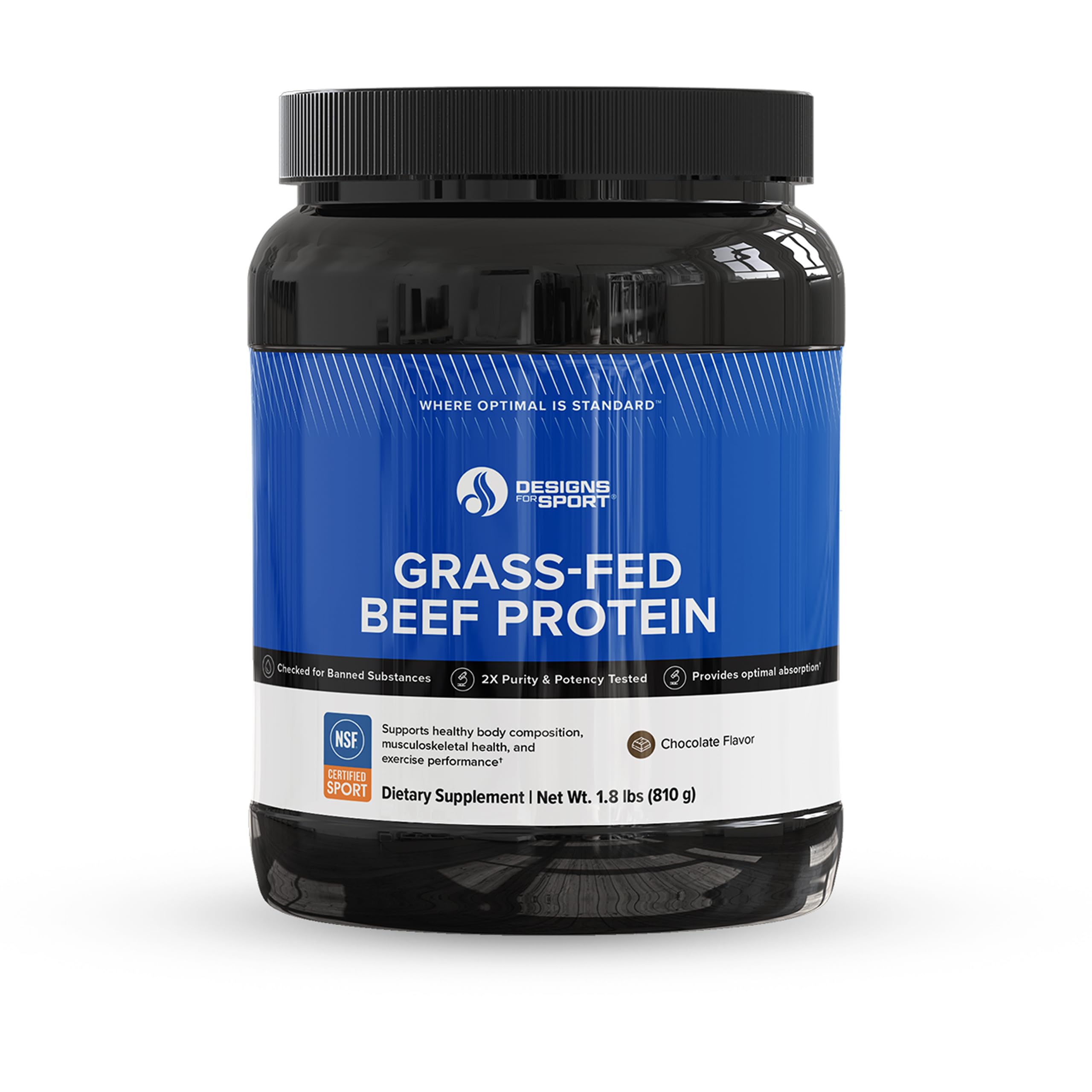 Designs for Sport Beef Protein Powder