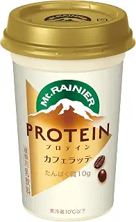 [冷蔵] 森永乳業 マウントレーニア プロテイン カフェラッテ 1ケース (10本)| Mt.RAINIER コーヒー カフェラテ ドリンク 珈琲 飲料 タンパク質 【クール便】