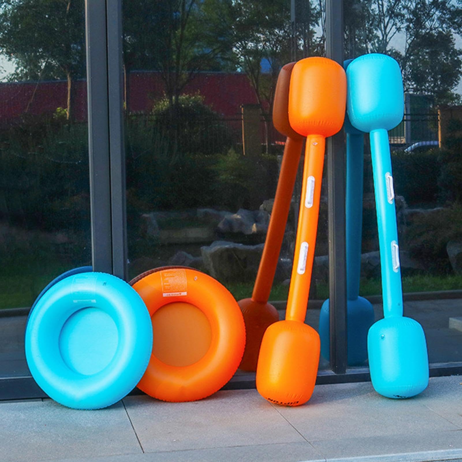 Ensemble de jeux de piscine gonflables, accessoires amusants flottants, équipement de natation en plein air, pour adultes, , enfants, lac, rivière, plage, jardin, natation, sports, vacances