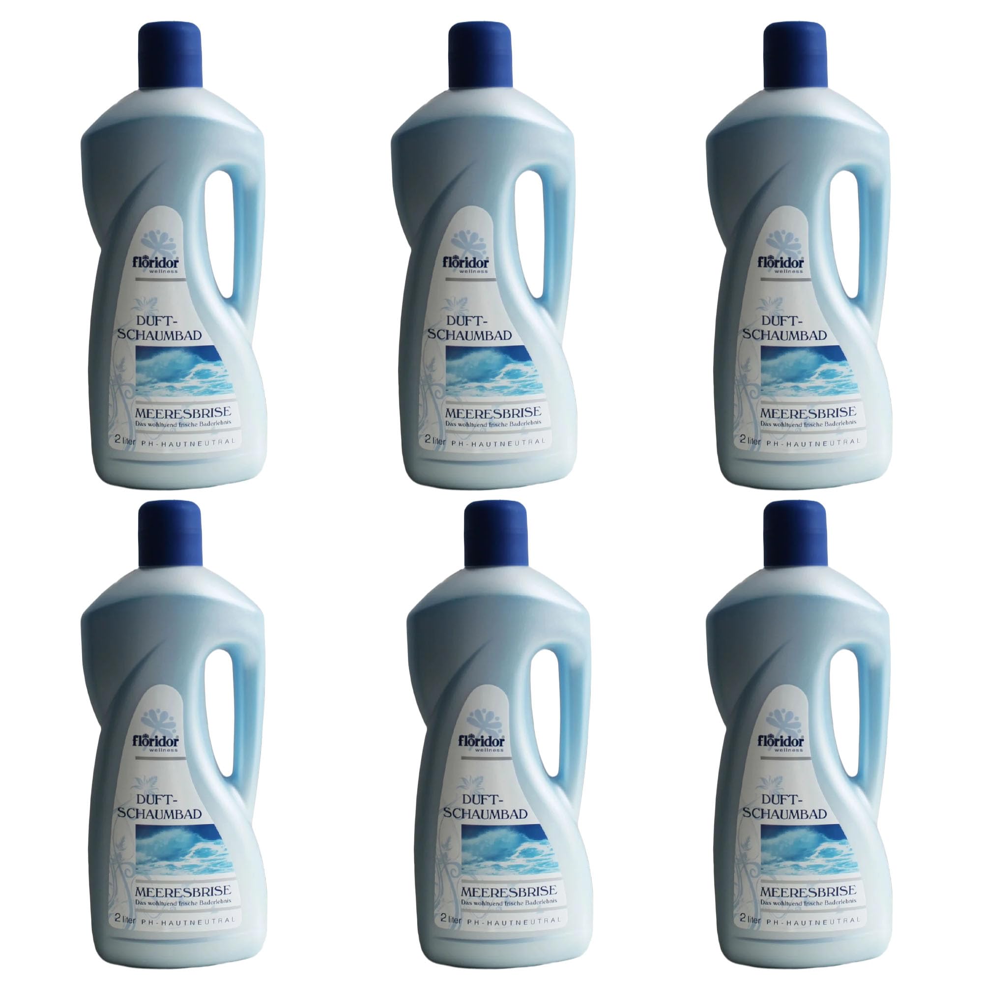Floridor wellness Duft Schaumbad Meeresbrise 6 x 2L (12 Liter)