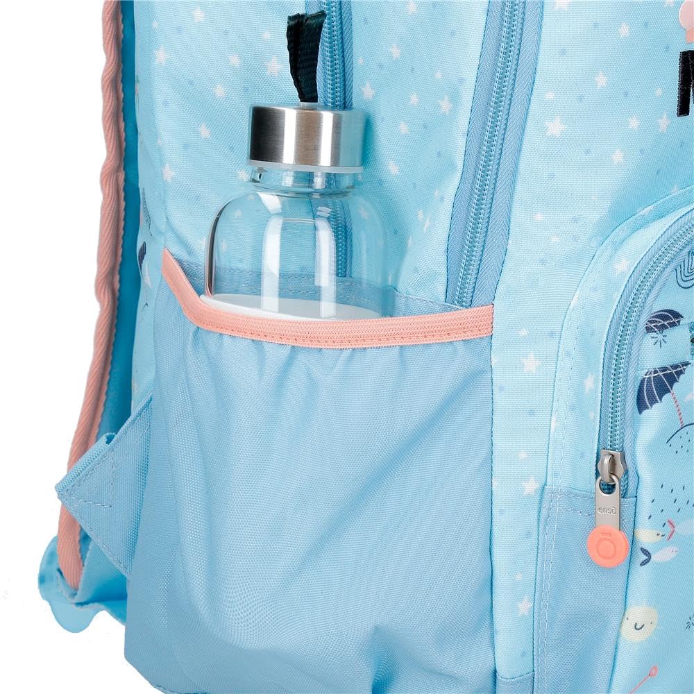 Enso Magic summer mochila infantil, mochila escolar, fabricada en Poliéster, ruedas dobles de giro multidireccional, Múltiples formas de usarlo, rosa y azul