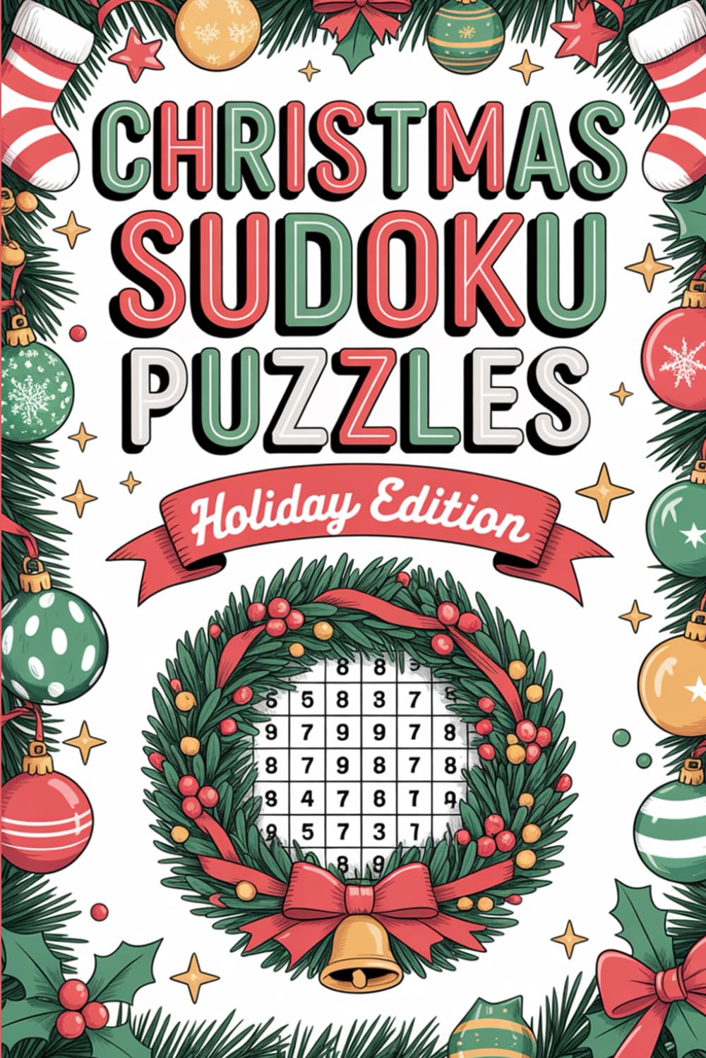 Stocking Stuffers for Adults: Christmas Sudoku Puzzles | Fun & Challenging Holiday Brain Teasers | Perfect Gift for Puzzle Lovers - Hours of Sudoku Fun for the Holiday Season
