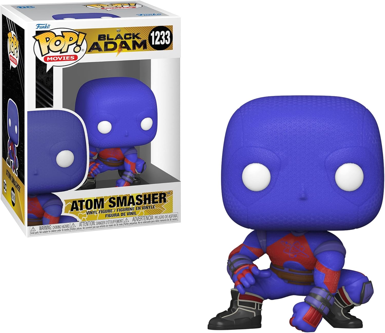 Funko Flat River Group Pop! DC Movies: Black Adam Collectors Set - 4 Figure Includes: Atom Smasher, Cyclone, Hawkman w/Helmet & Wings Lightning (Possible Chase Variant), Multi (690FU)