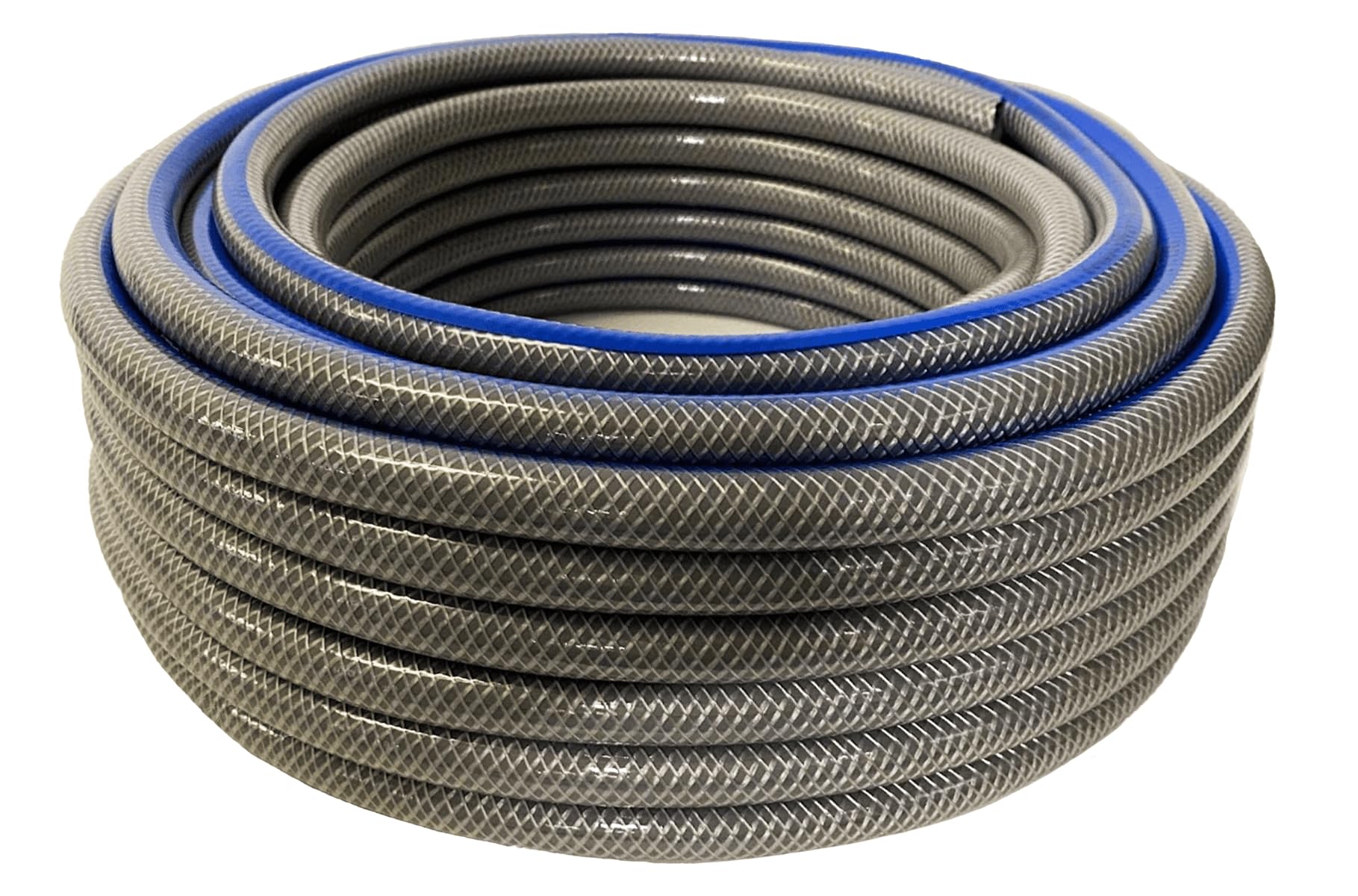 Hydrosure Grey Everflow Anti-Kink Garden Hose Pipe 1/2" - 50 M Premium Rhs-Endured Hose With Evercore® Flow Technology For Continuous Water Pressure Even When Kinked