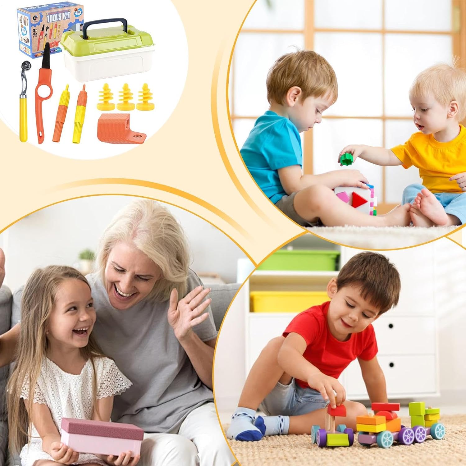 Educational Building Kit - Cardboard Construction Tool Set, Creative Craft Pieces with Grip, Preschool Learning Aid with Ease, Accessory Stylish Fixture, Family Supplies for Boys, Girls, Children