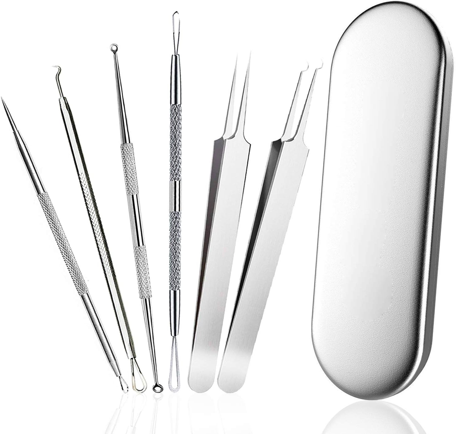 Extrial™: Extracteur de points noirs et acné en acier inoxydable .