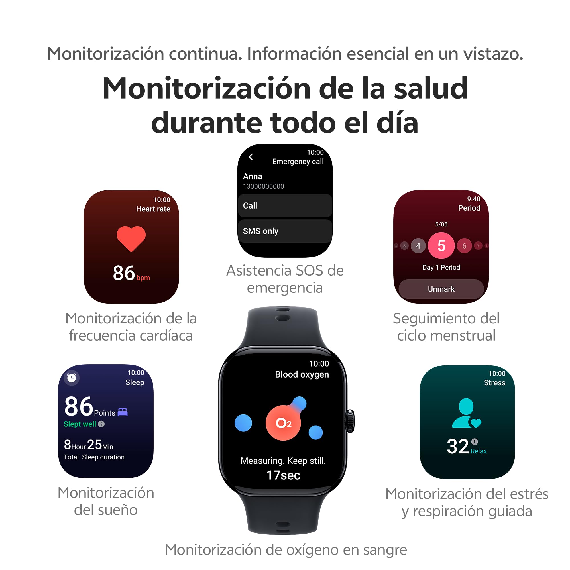 Vivo Watch GT2 Reloj Inteligente con batería de 25 días, Llamadas Bluetooth, Modos Pádel y Tenis Pro, Tarjetas de Acceso NFC, más de 100 Modos Deportivos, Pantalla de 2.07", GPS