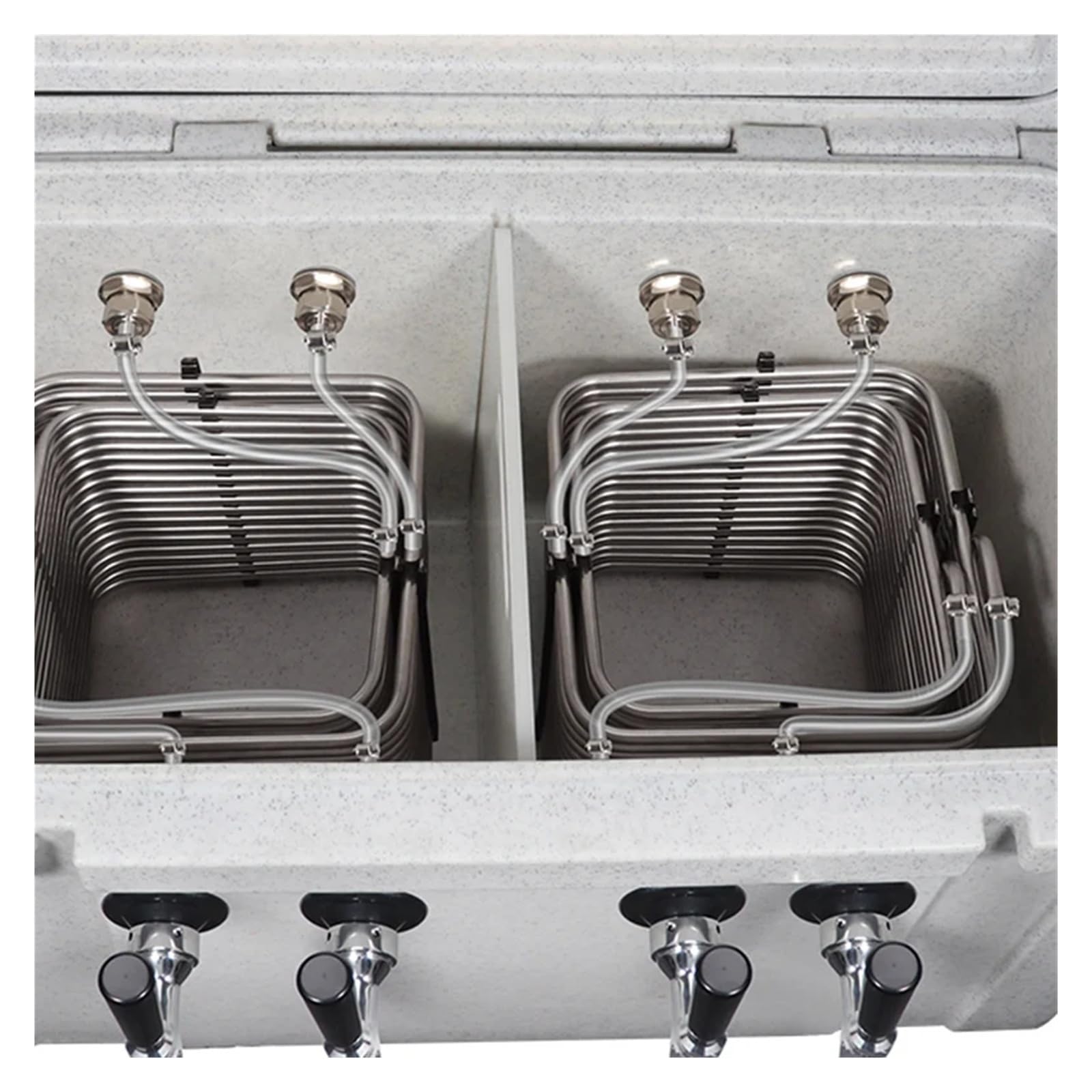 Enfriador de serpentín de enfriamiento Cuadrado de Acero Inoxidable de 5/16'' de diámetro Exterior for Cerveza de Barril casera, Caja de Kegerator Múltiples Aplicaciones