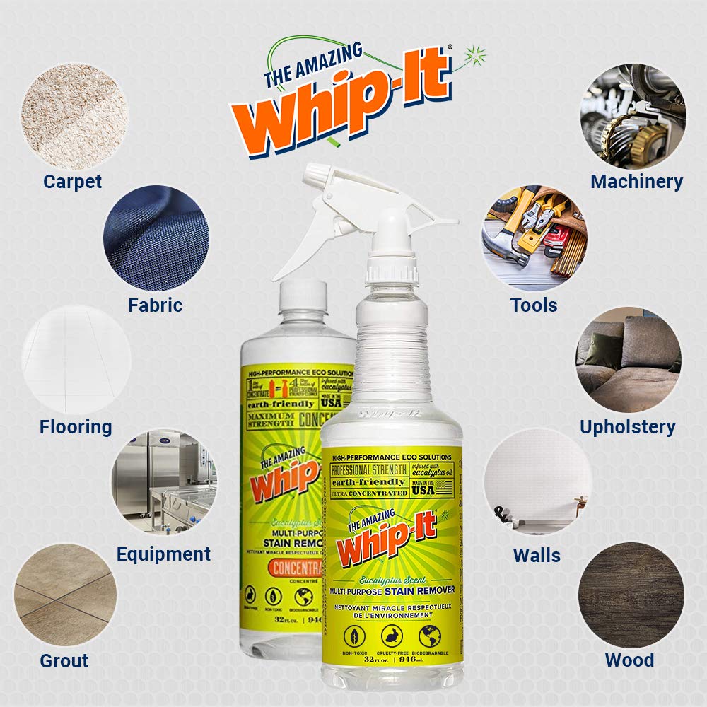 Buy WhipIt All Natural Enzyme Cleaner Stain Fighting Kit
