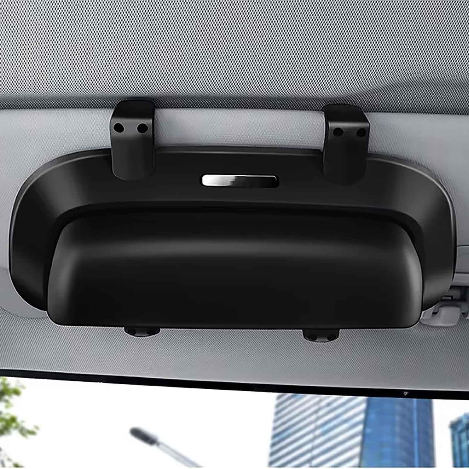 Marxan A/Black Mrxn Cr Sunglsses Storge Box For Ford Focus Mk4 2018-2023, Bs Sunglsses Cse Glsses Holder Glsses Cse Eyeglsses Orgnizer Multifunctionl Stowing Tidying Interior Ccessories,