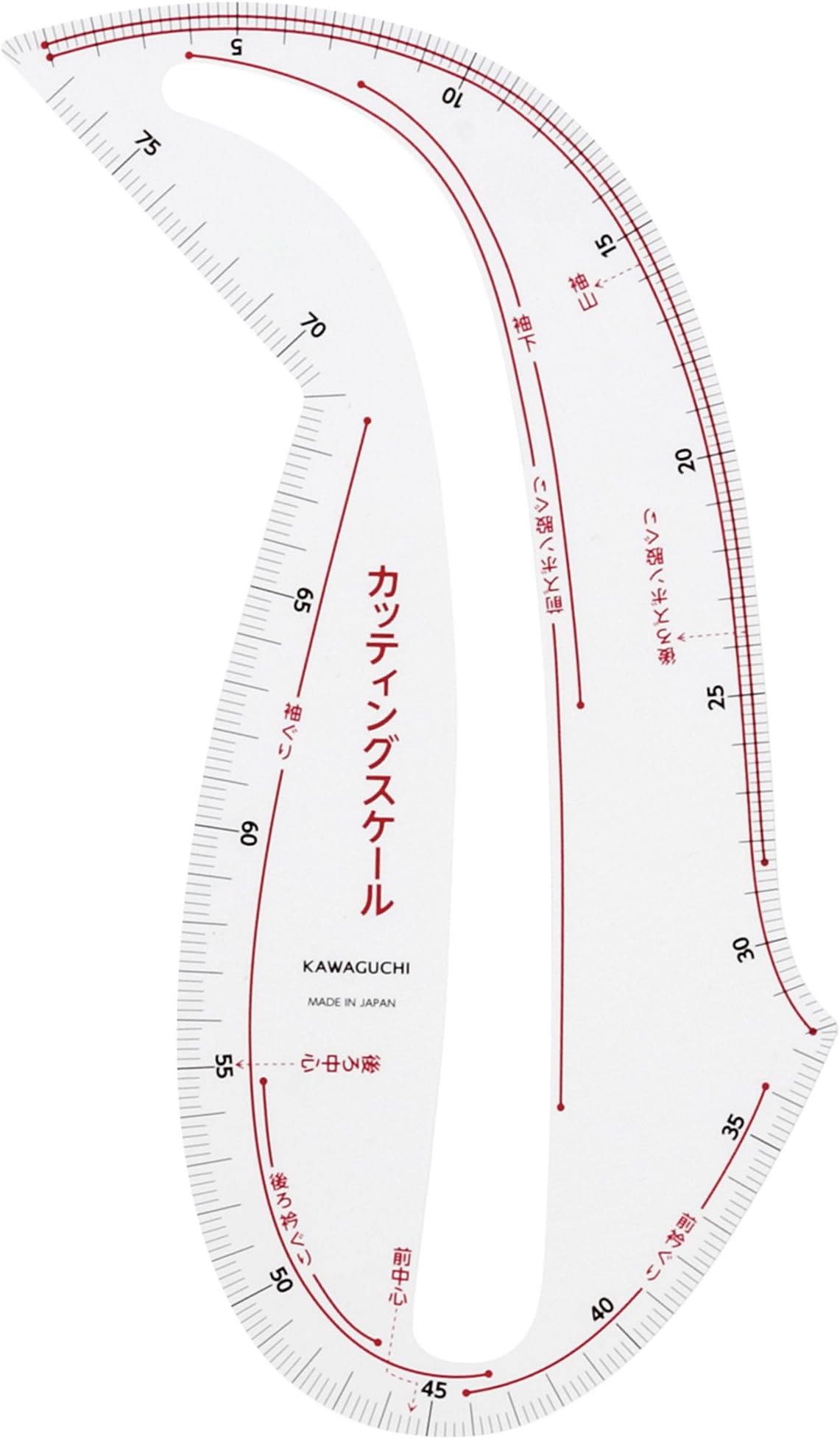 Estuary cutting scale transparent (japan import)