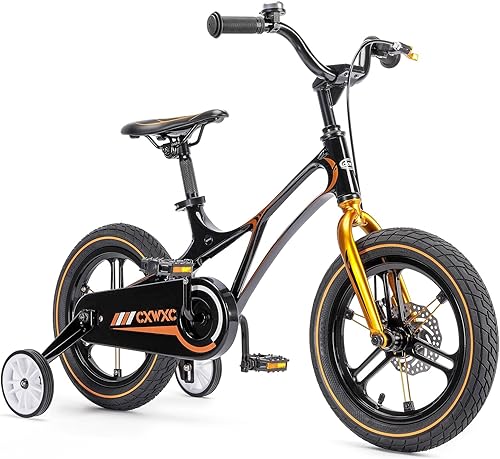 Miniatura 2 de CXWXC Bicicleta para niños de 14, 16, 18 pulgadas, bicicleta para niños y niñas de 3 a 9 años, bicicletas ligeras de una sola velocidad con rueda de