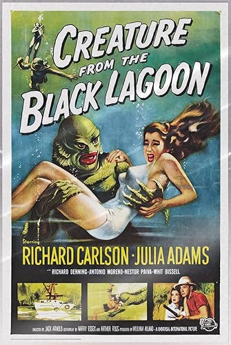 Miniatura 9 de Criatura de la laguna negra - Póster de película (estilo regular) (tamaño: 24" x 36") Sin marco,Laminated Poster,Laminated Poster & Poster