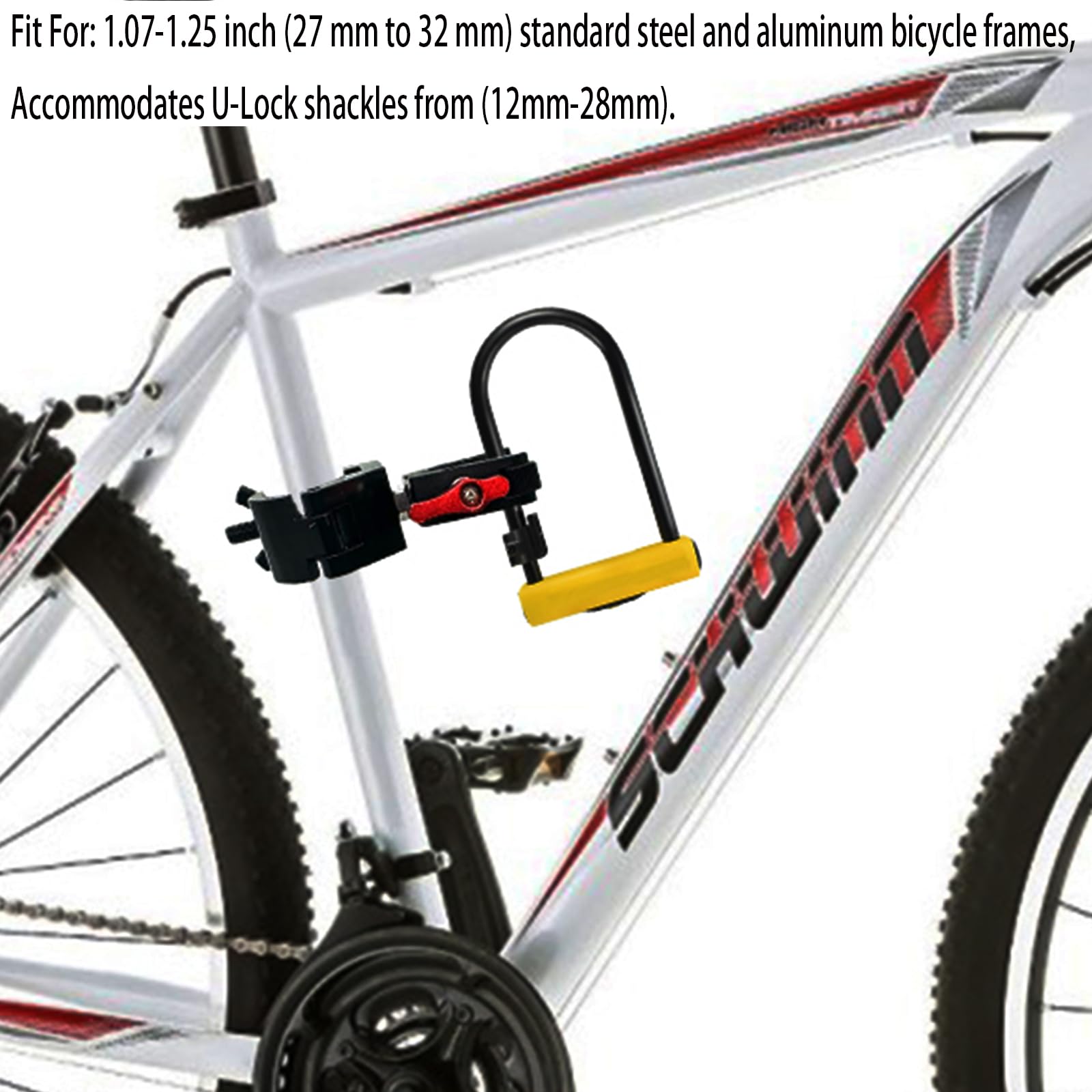 Support Antivol Vélo U Aaiwa - Métal/Alu, Robuste, Revêtement Poudre - Neuf