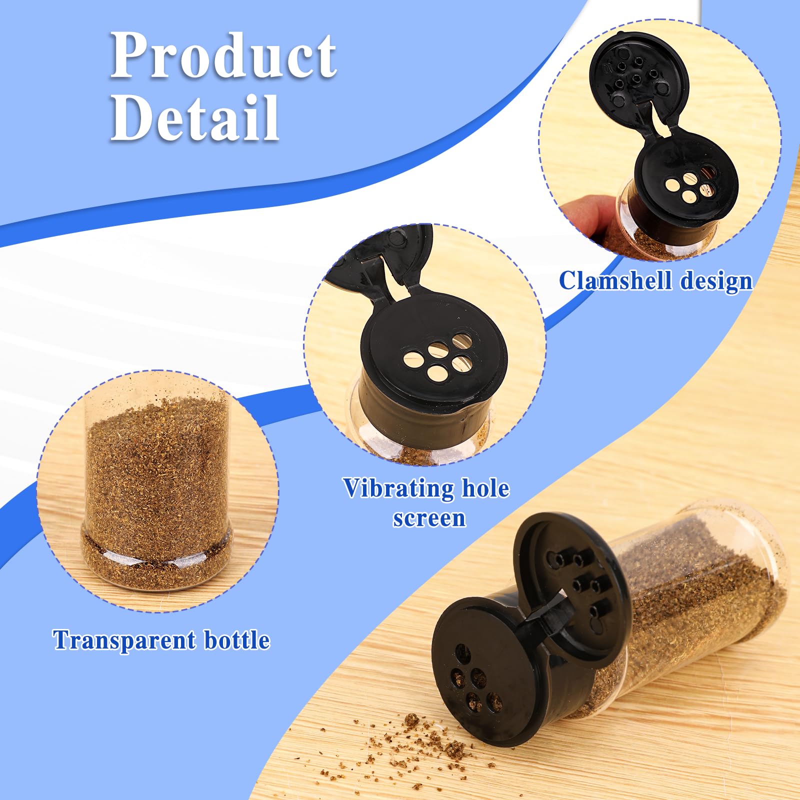 Trova produttori di contenitori per spezie in plastica 5oz di alta