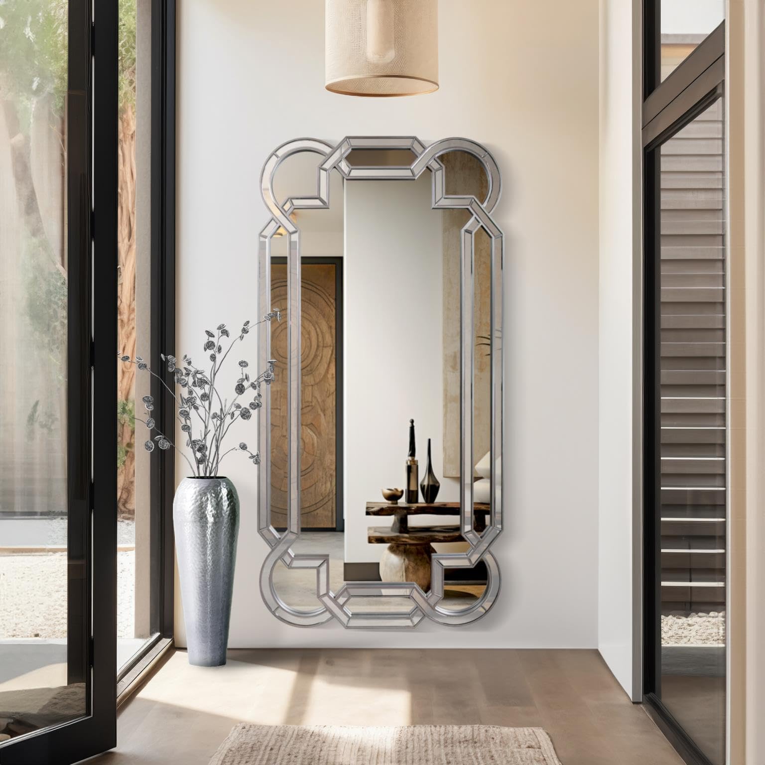 View 1 of ***FACTORY SEAL***Howard Elliott Collection Aleena Wall Mirror, 80 x 40 Inch