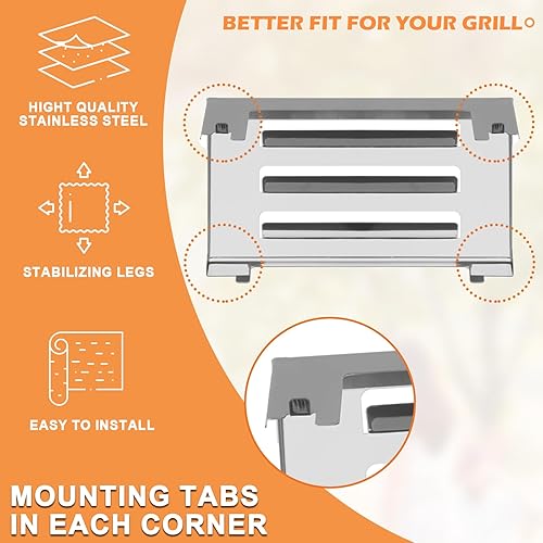 Miniatura 8 de Piezas de repuesto para parrilla de Weber Spirit 2 Piezas de parrilla GS4 Spirit II E310 E320 S310 S320 Piezas para Weber GS4 Spirit 2 Barras