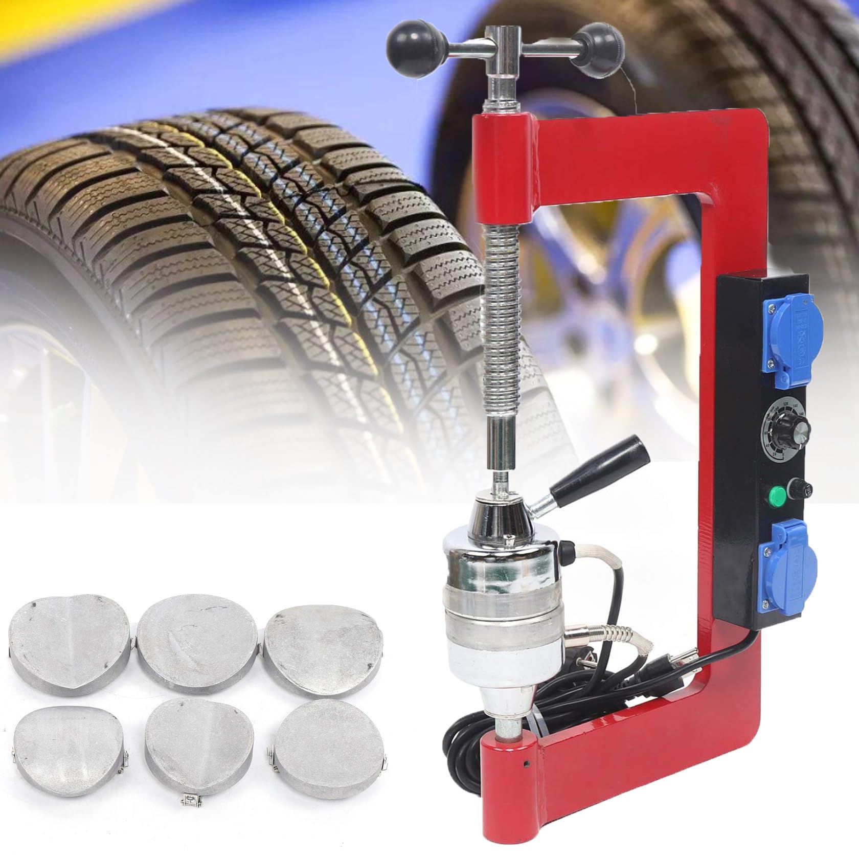 MáQuina Vulcanizadora De ReparacióN De NeumáTicos con VacíO AutomáTico, MáQuina De Parches De NeumáTicos, MáQuina De Curado De NeumáTicos Puntuales, MáQuina De ReparacióN