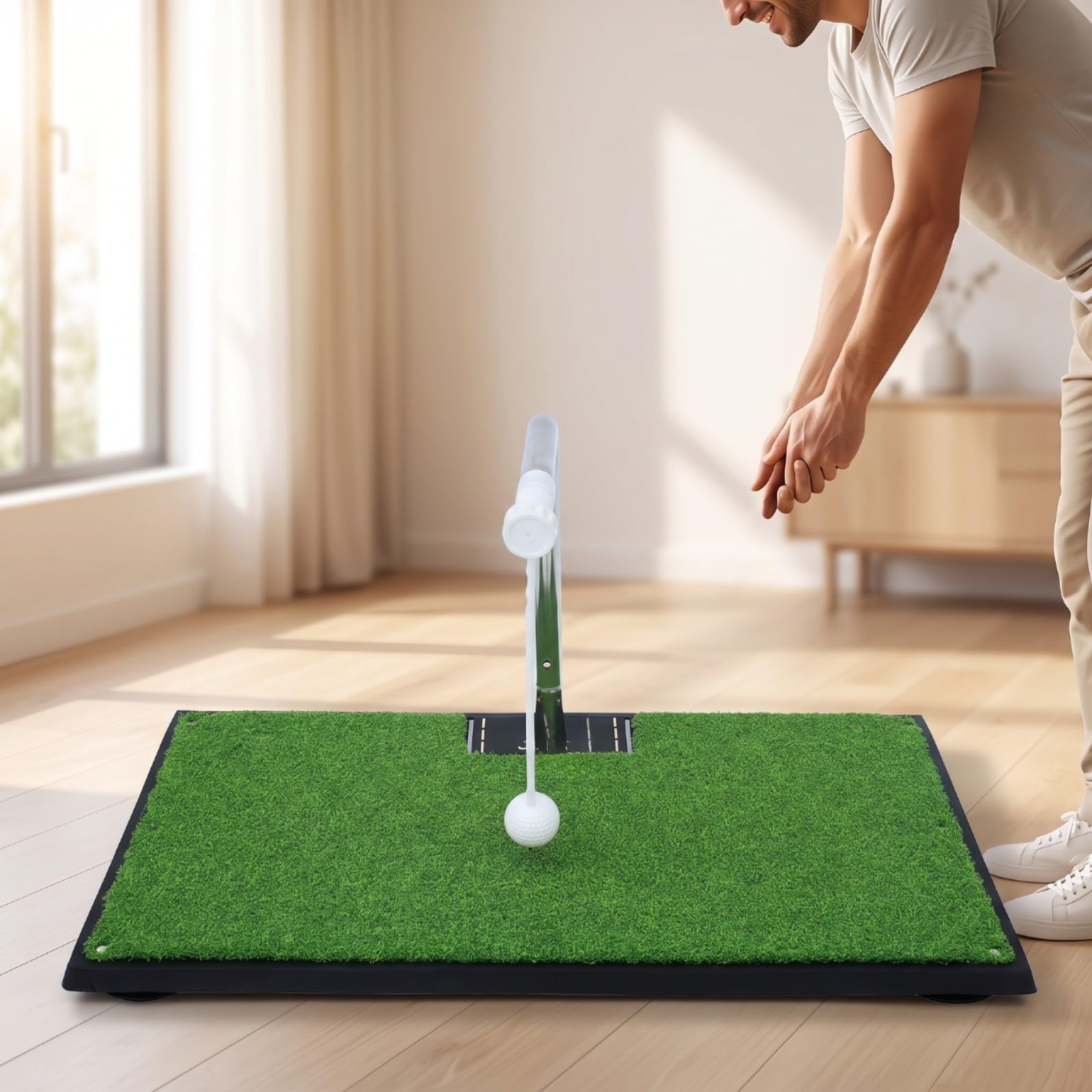 TISHITA Entrenador Golf | Antislizan, Entrenador Swing Golf, Preciso, para Garaje, Principians