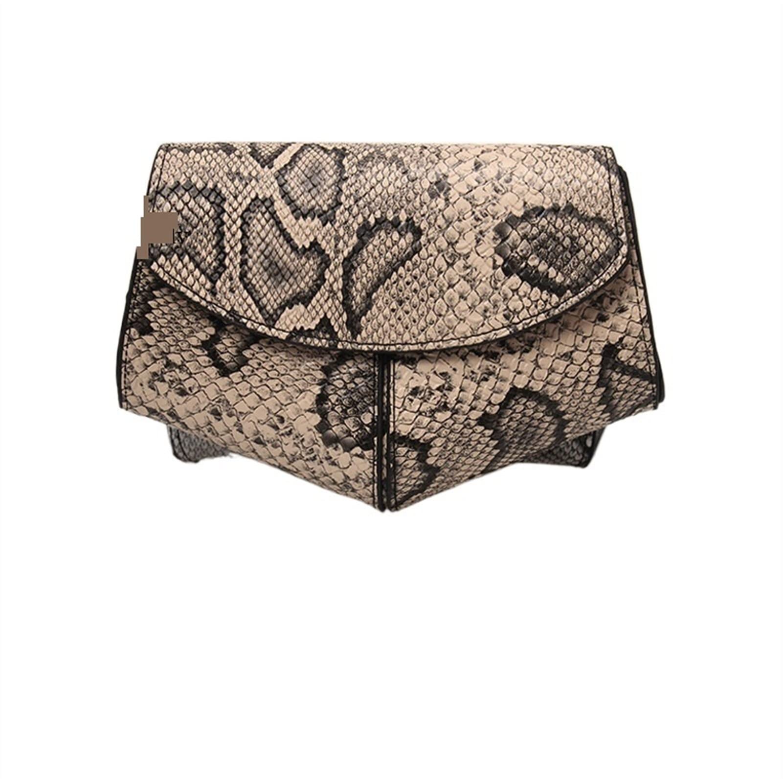 Damska nerka Serpentine nerka damska torba na pas biodrowy mini torba na talię dyskotekowa skórzana mała torba na ramię, Torba biodrowa khaki, Jeden rozmiar