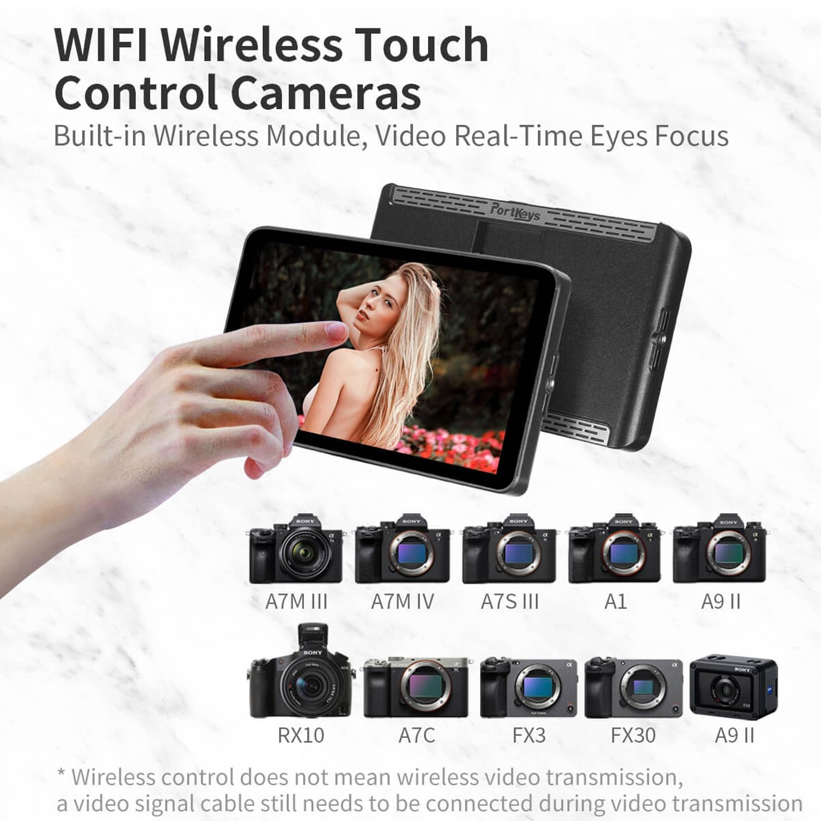 Amazon | Portkeys LH7P + NP-F750 バッテリー +ZGCINE 充電器キット