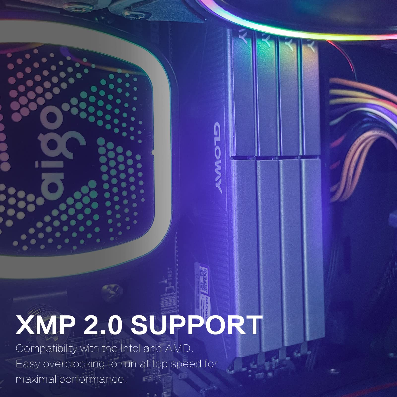 Amazon.co.jp: Gloway DDR4 RAM 3200MHz 16GB(8GBx2)-288-ピン CL16