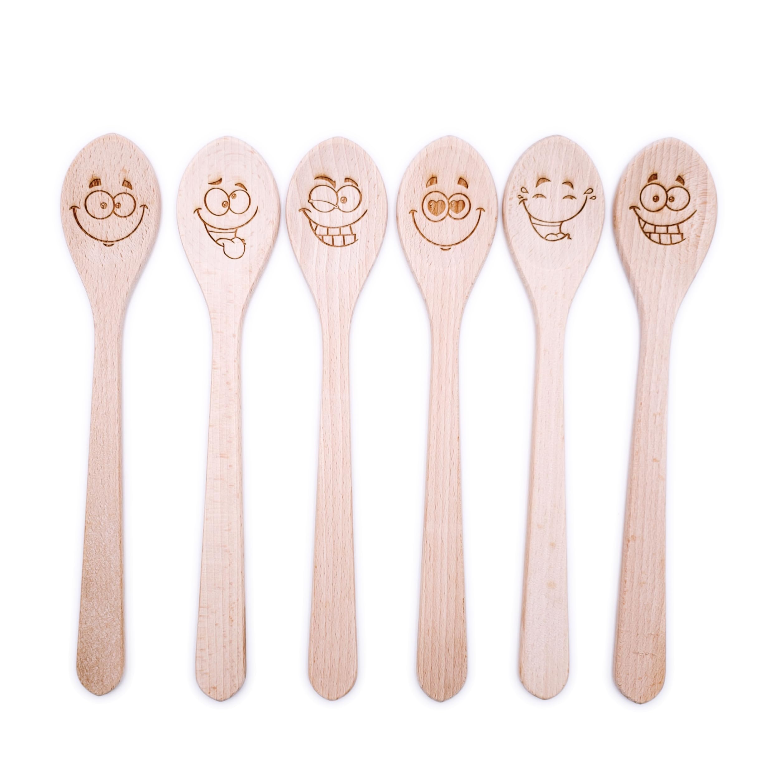 Set Decorativo Da Parete Cucchiaio E Forchetta Intagliati Zeckos | Manico Tiki | Legno 40 Cm | Regalo Tropicale - 2
