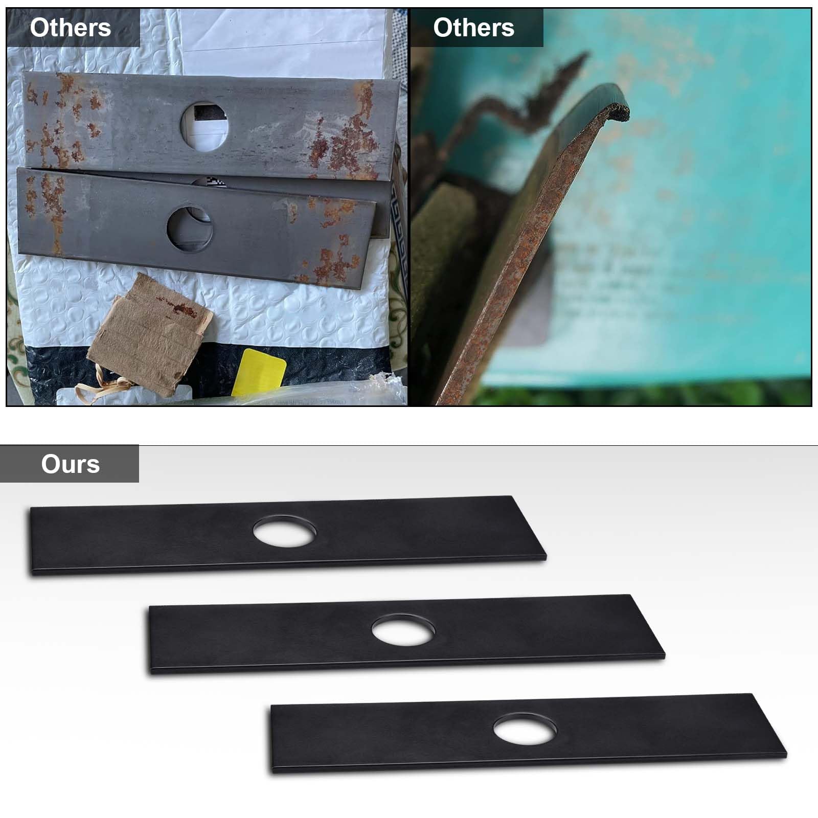 Paquete de 10 cuchillas de bordeadora de 1 pulgada con agujero central, compatibles con Stihl, Ego, Echo, Ryobi, Kobalt Edger, reemplaza 720-237-001, 4133-713-4101, 216062, 613223, 237001