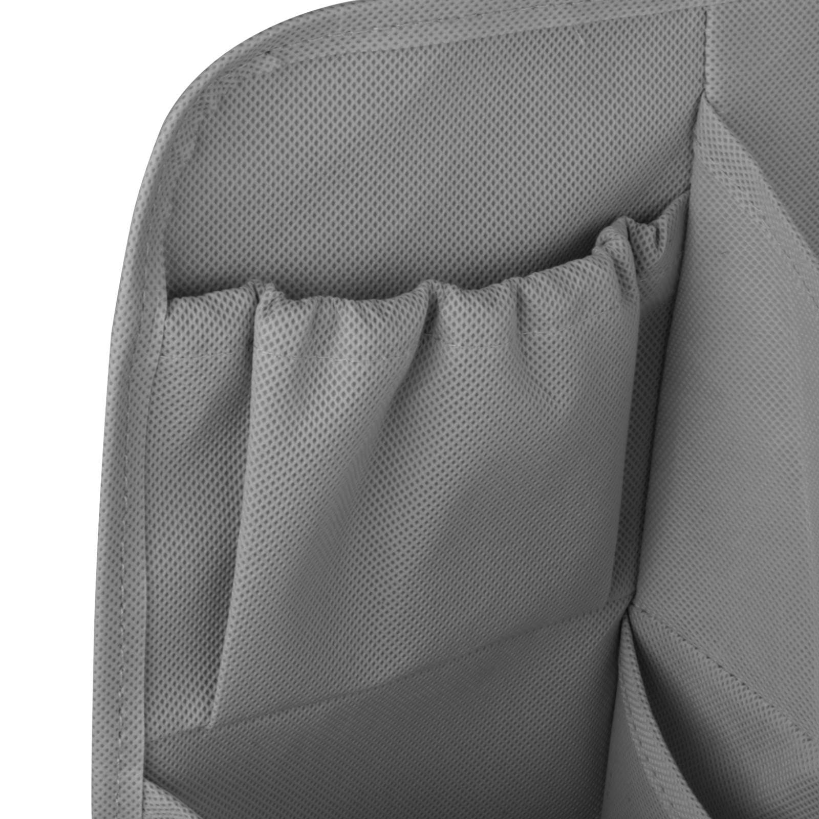 Organizador Colgante para Pañales Y Accesorios de Bebé con 13 Bolsillos Y Estanterías Profundas Fabricado en Tela No Tejida Diseño Práctico Y Durader, Gris Oscuro, tal como se describe