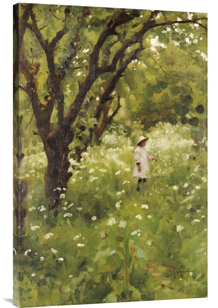 Global Gallery Budget GCS-264944-36-142 Thomas Cooper Gotch The Orchard Gallery Wrap Giclee on Canvas Print Wall Art