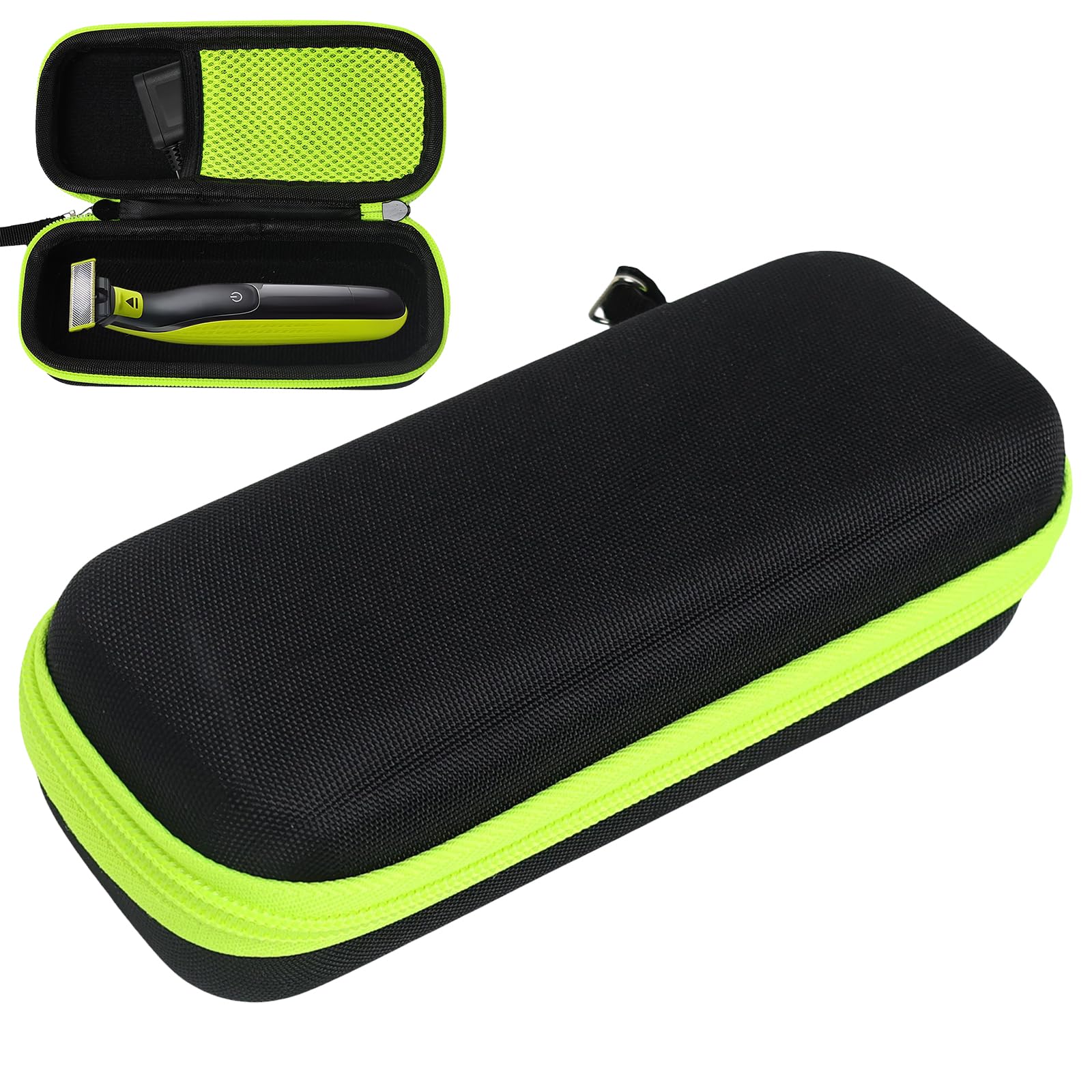Estuche Funda para Philips One Blade OneBlade Resistente al Agua y a los Golpes, Caja De Almacenamiento Resistente Al Agua Y Dura Funda, Caja De Almacenamiento De Viaje Para Afeitadora Y Recortadora