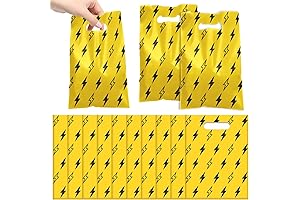 50 PCS Lightning Bolt Flash Party Supplies Goody Bag for Kids Birthday Boy