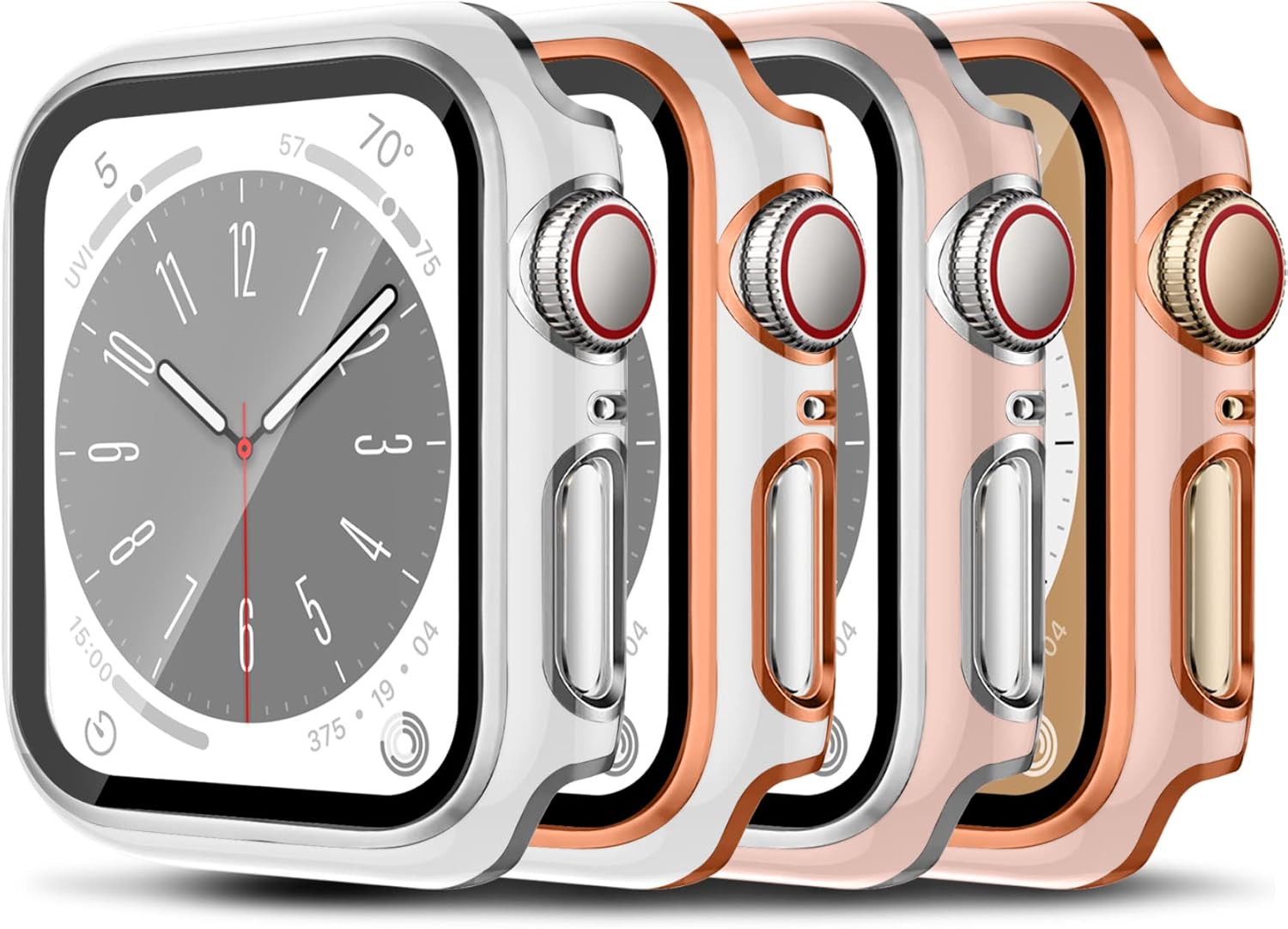 4 Pack Cases Compatible with Apple Watch Case 40mm SE/Series 6/5/4