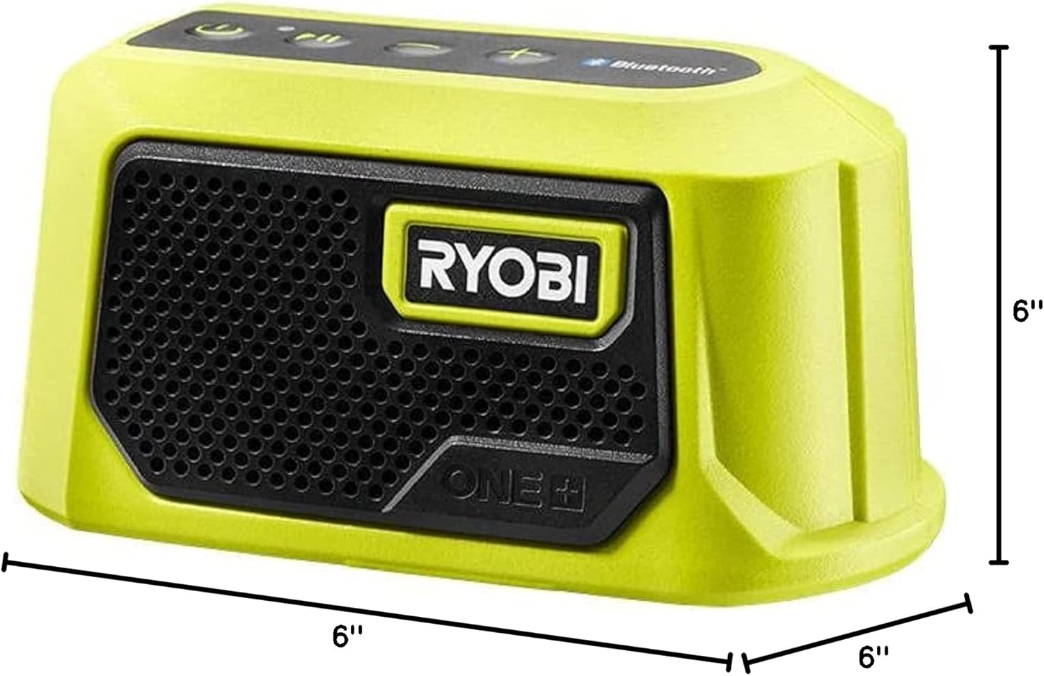 RYOBI One PAD02B ONE+ 18V Cordless Compact Bluetooth Speaker (Tool Only) (Renewed)