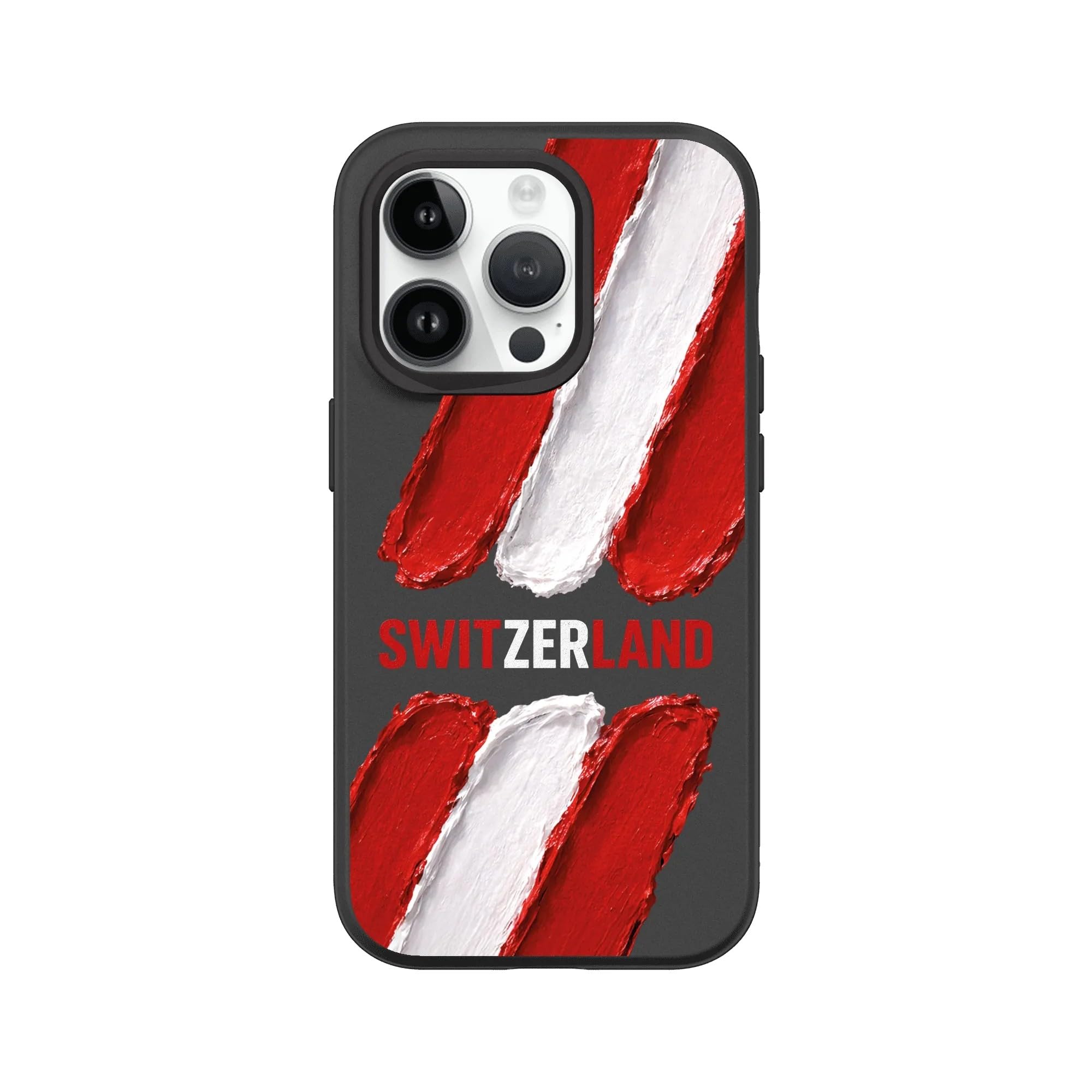 Coque iPhone 14 Pro RhinoShield SolidSuit noire Collection Football Suisse antichoc - 6