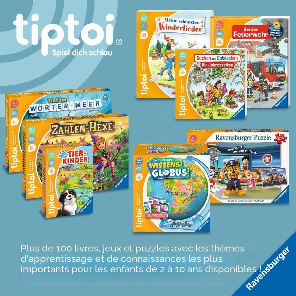 Ravensburger Kit de démarrage Tiptoi 00114 : Stylo et Livre de Ferme - système d'apprentissage pour Enfants à partir de 4 Ans