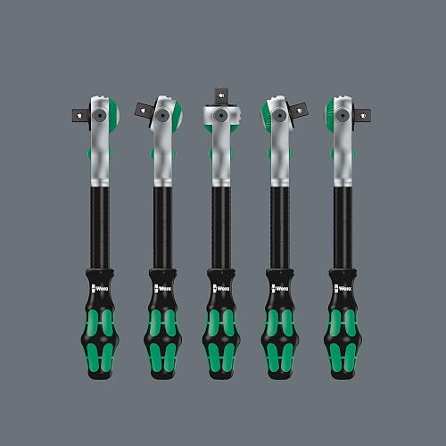 Wera, 8100 SA 6 Kit con cricchetto Zyklop Speed, attaco da 1/4", metrico , 28 pezzi - 9