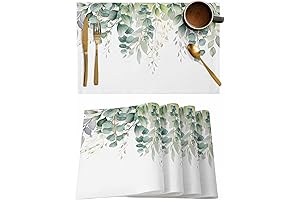 Eucalyptus Leaves Placemats: Enhance Your Dining Experience