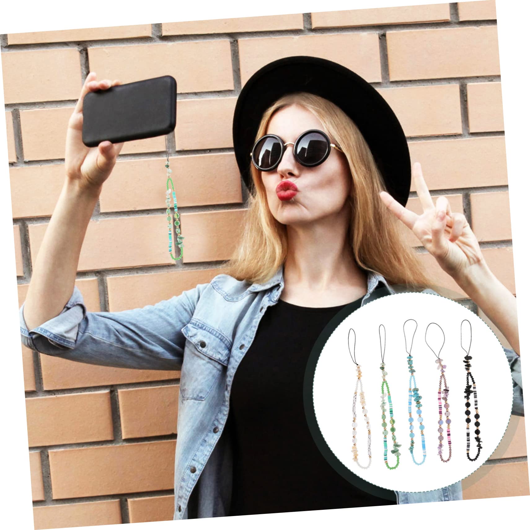 Operitacx Decorativa Per Telefono Con Perline Cintura Perdita Per Accessori Adatta Per Bagagli E Decorazioni Fatte Mano