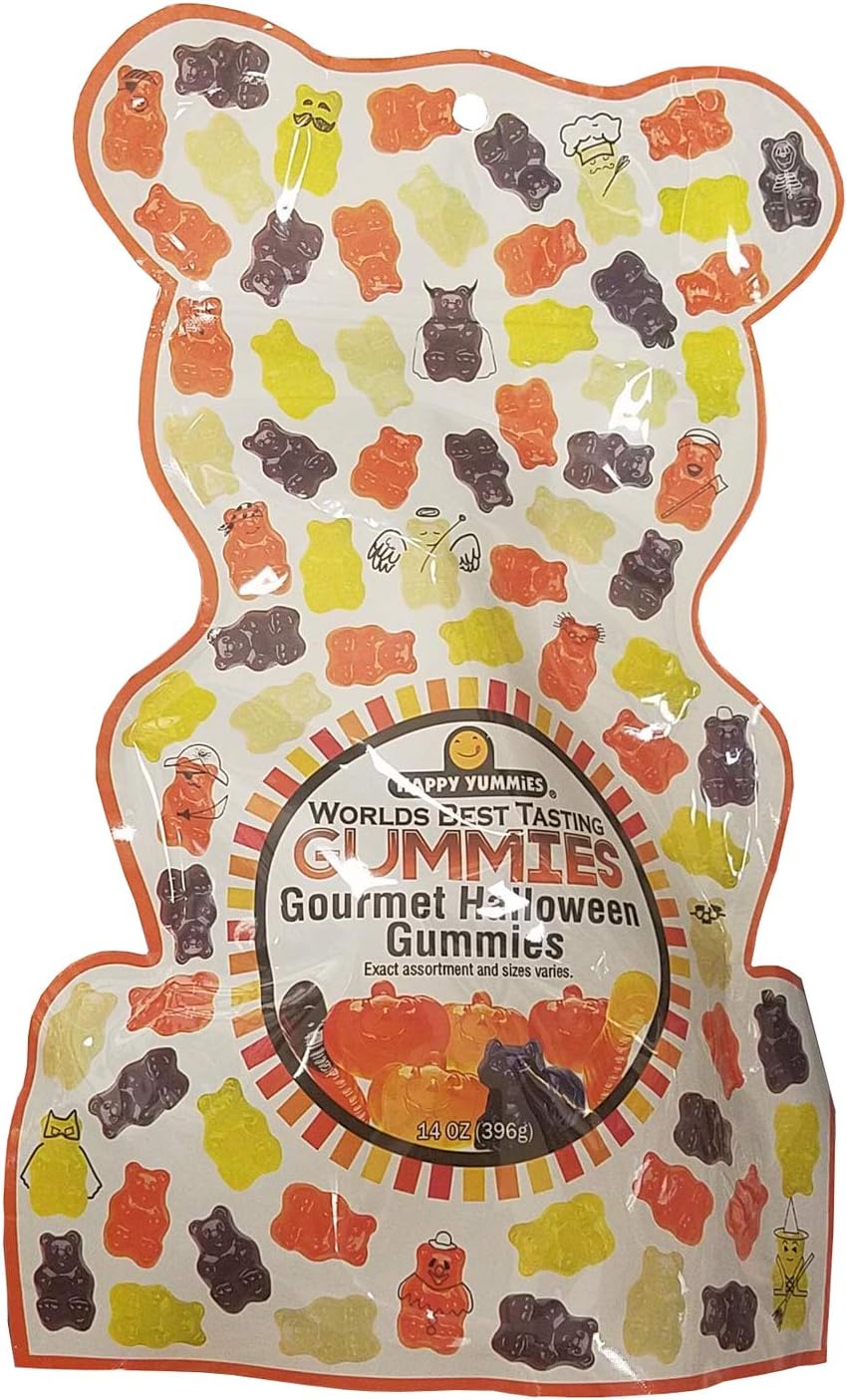 Happy Yummies Worlds Best Tasting Gummies Gourmet Halloween Gummies