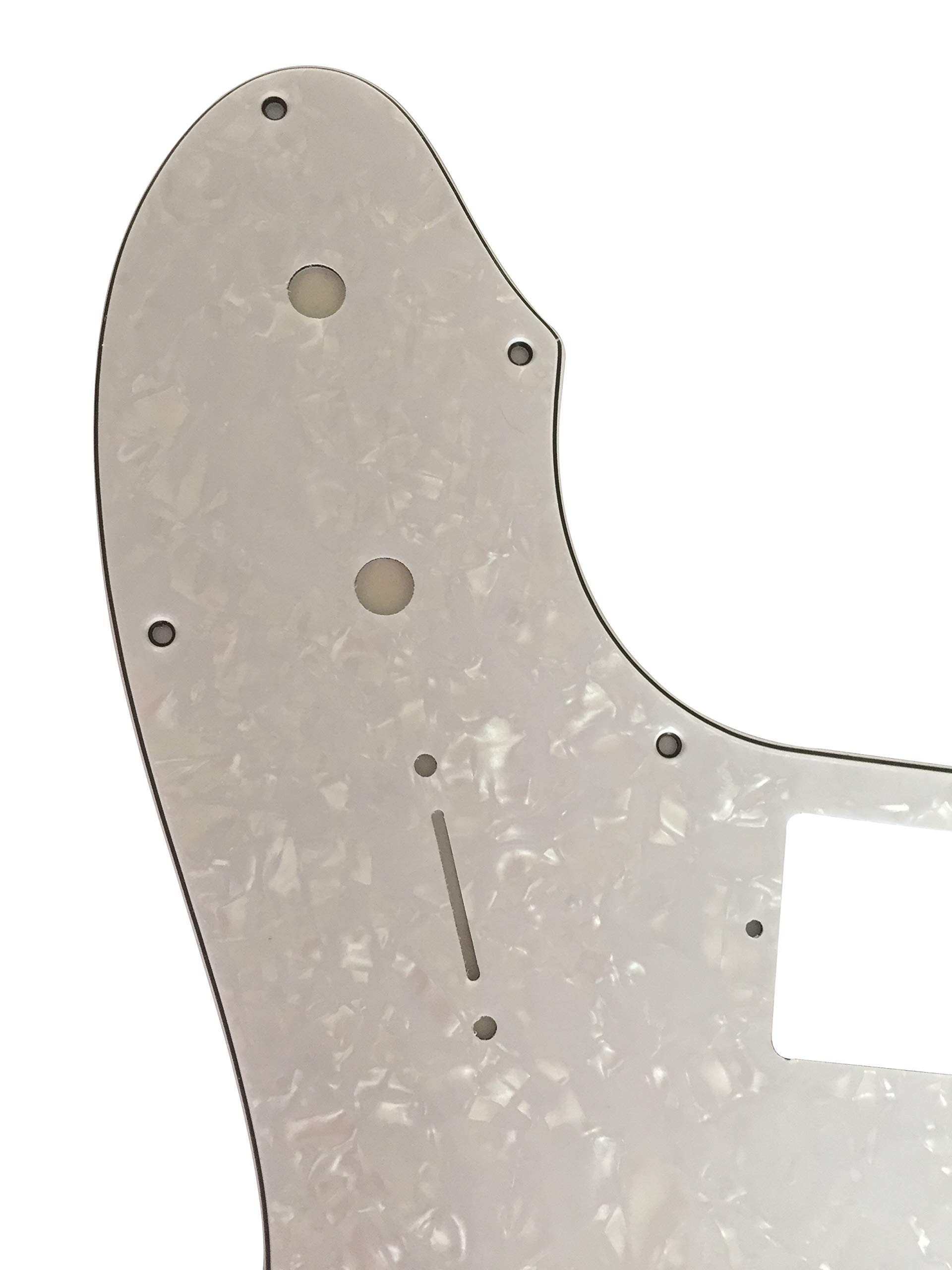 Guitar Parts For Fender '72 Telecaster Thinline PAF Guitar Pickguard (4 Ply White Pearl)