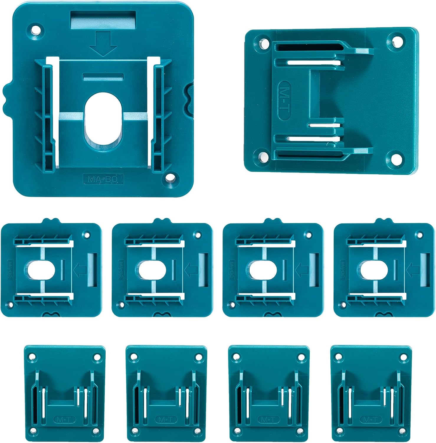 Lot De 5 Supports Muraux Pour Outils Makita 18V - Porte-Tournevis Avec Vis - Rangement Garage