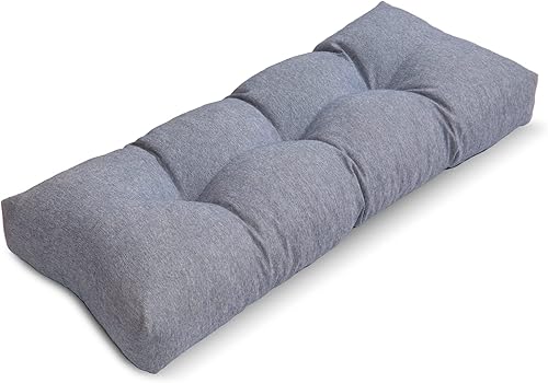 Millsilo Cojines de banco para muebles de interior, cojín de banco suave antideslizante para cocina, comedor, cojín de silla de piano, cojines de