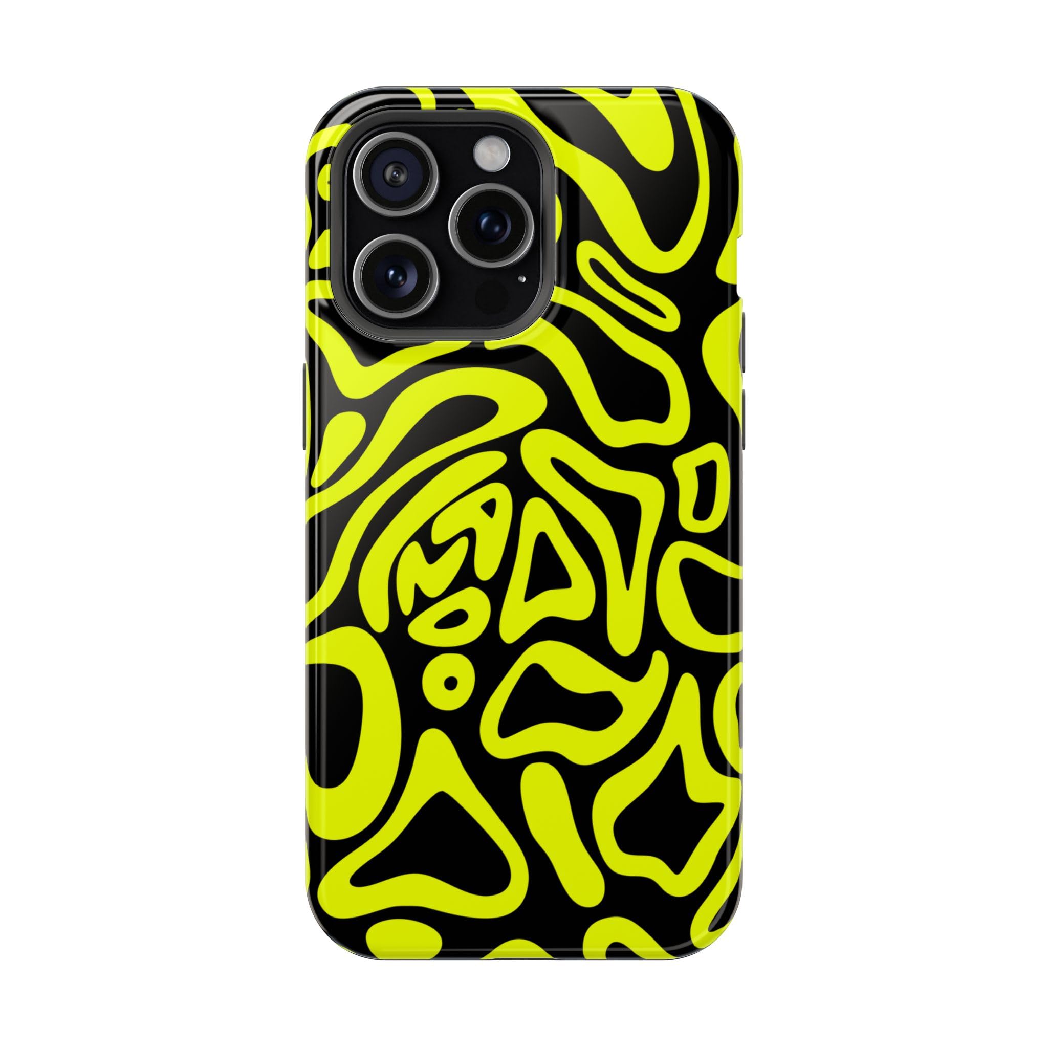 Magnetic Tough Phone Case for Formula Racing. Compatible with All iPhone 16 15 14 13 Series | Best Gift for Racing Fans | Night Racing Design