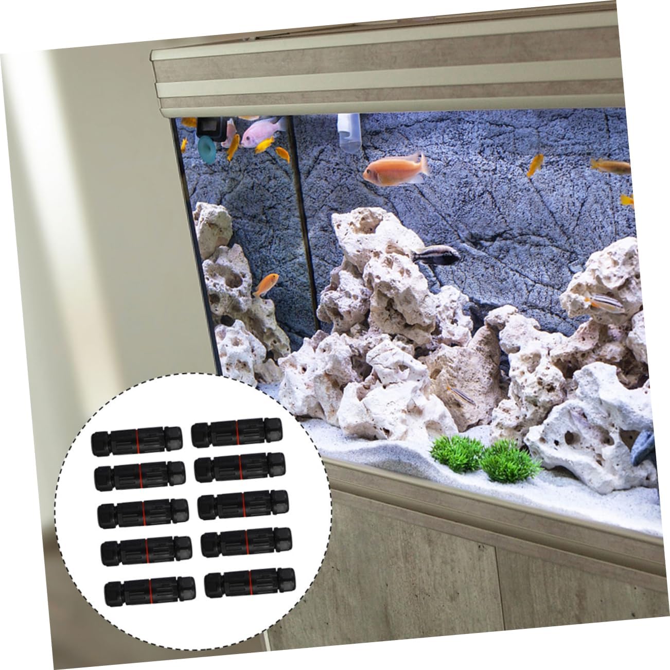 DOITOOL 30pcs Outdoor Cable Connectors Low Voltage Light Splice Quick Release No for Landscape Lighting Fire Retardant