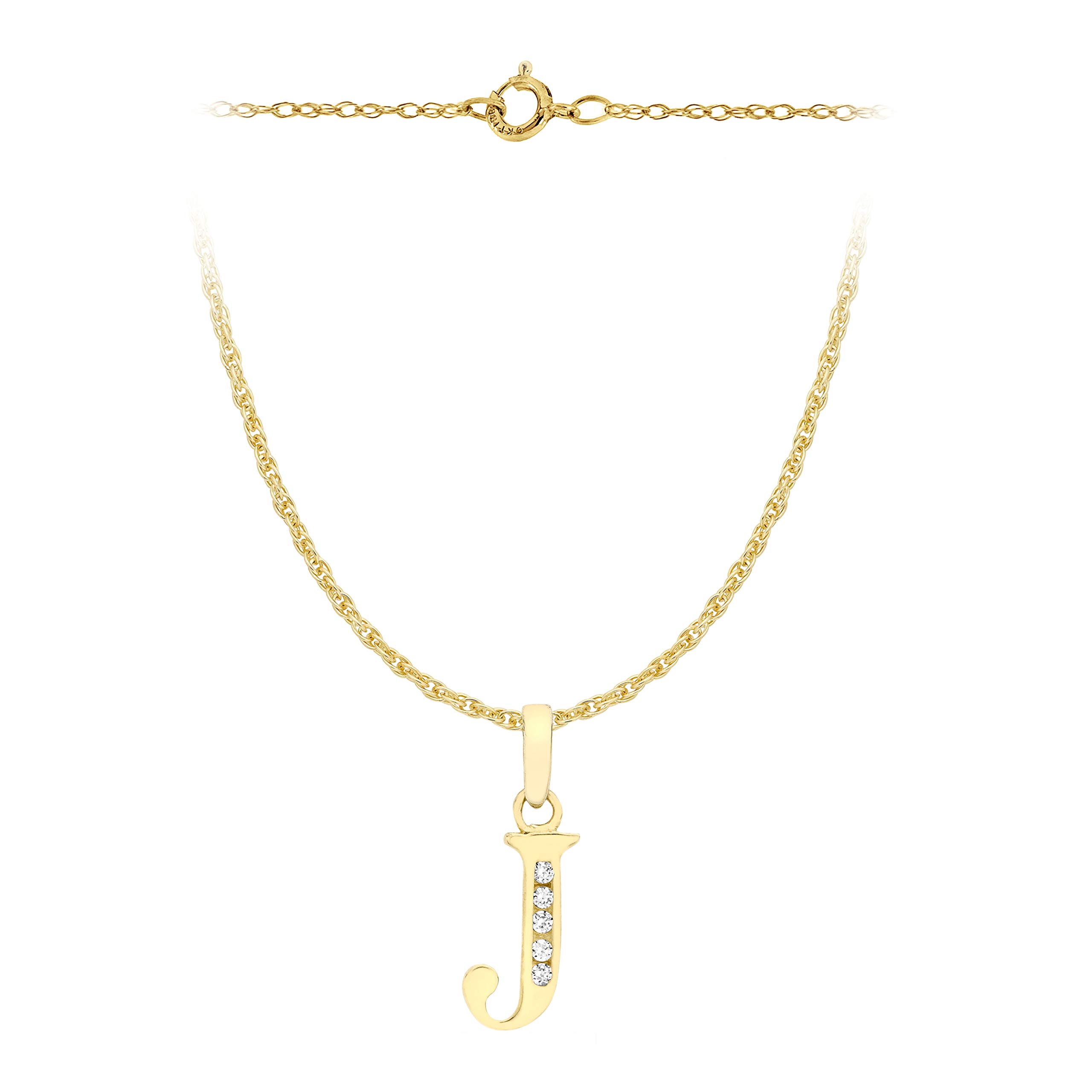 CARISSIMACollar con colgante de mujer con oro 9 K (375) y circonita