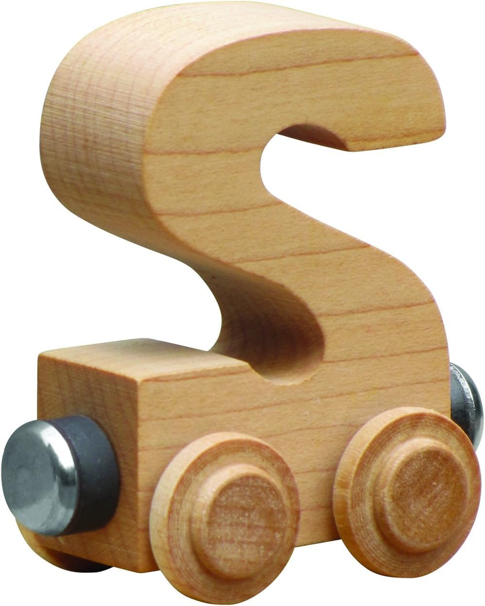 NameTrains Clear Finish Letter Car - Made in USA (S)