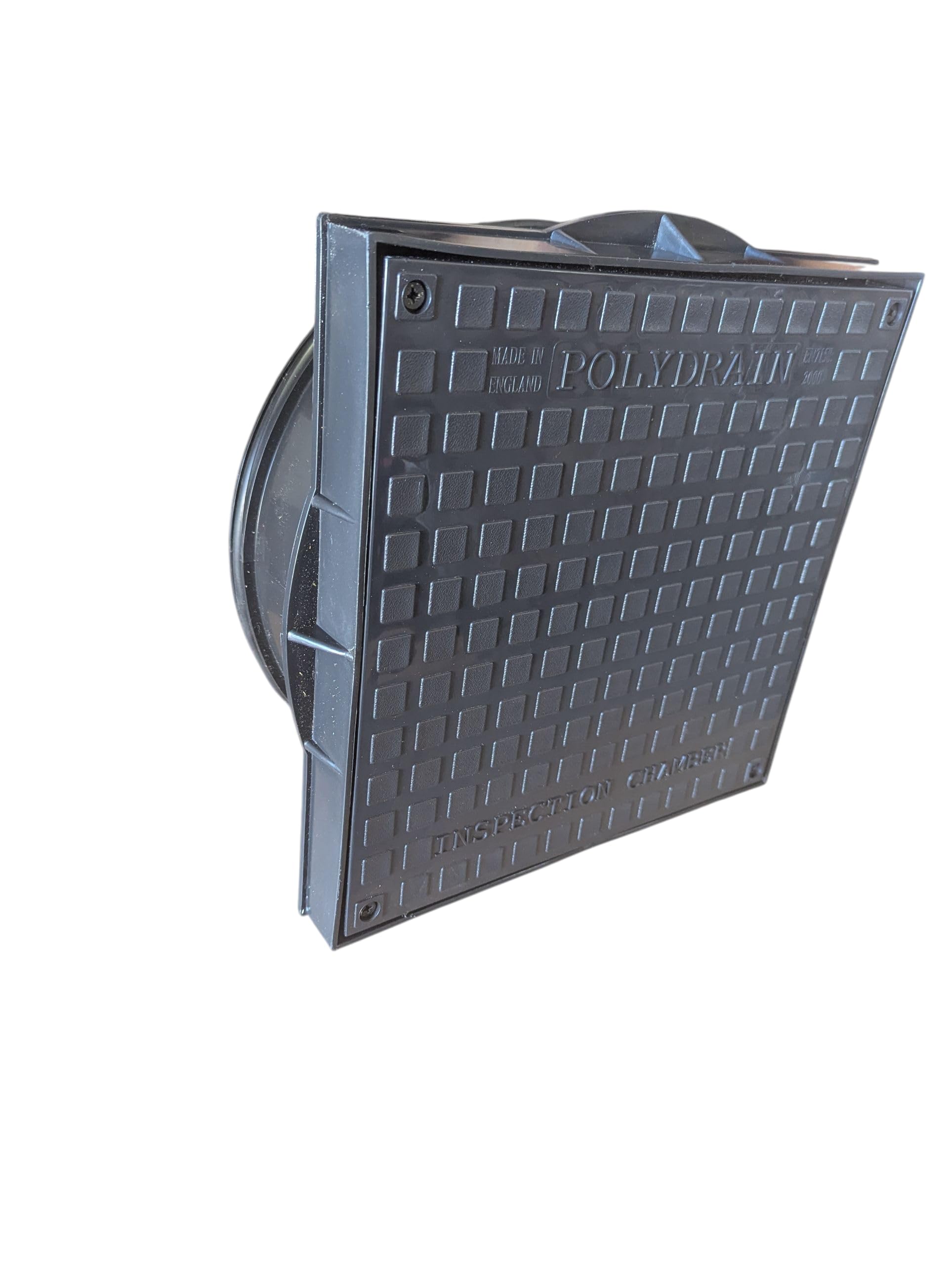 Aston 320mm Square Inspection Chamber Cover, Manhole Drain Cover, Black